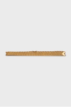 Gold metal choker
