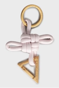 Leather keychain