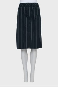 Pinstripe skirt