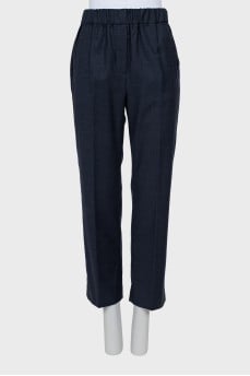 Tapered drawstring trousers