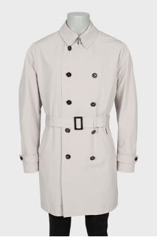 Men's cloak with belt