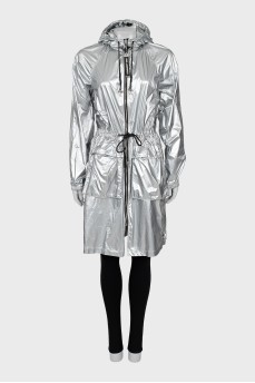 Silvery fitted coat