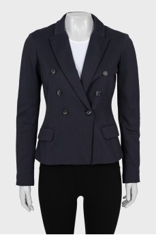 Jacket with button fastening