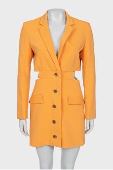 Dress with side slits with tag