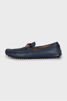 Men's blue loafers