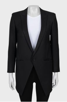 Black button down jacket