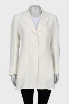 White linen jacket