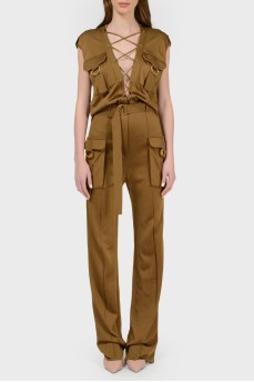 Jumpsuit with tag