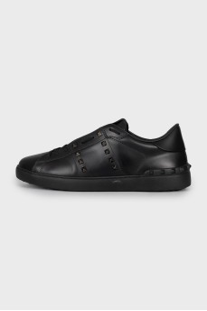 Men's black Rockstud Untitled sneakers