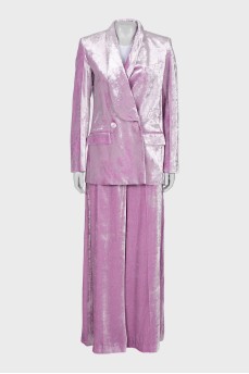 Pink suit with tag