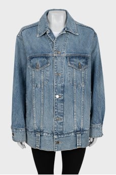 Oversized denim jacket