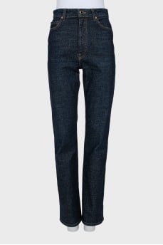 Blue high waist jeans