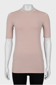 T-shirt with button fastening