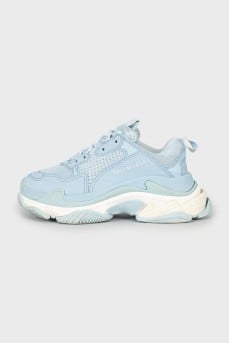 Голубые кроссовки Triple S