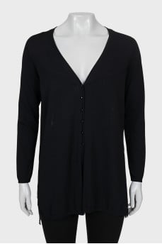 Cardigan with lace back