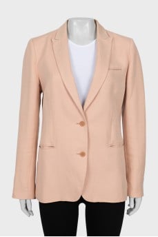 Jacket decorated with rhinestones