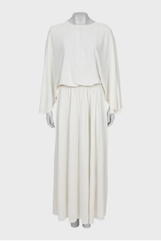 White maxi dress