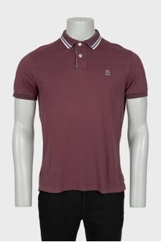 Men's straight cut polo shirt