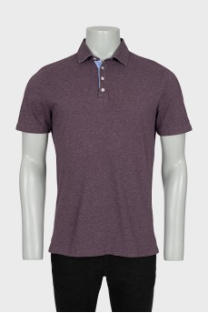 Men's purple polo shirt