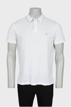Men's polo shirt white