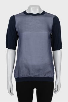 T-shirt with 3/4 sleeves