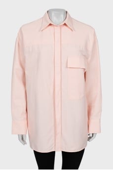 Oversized shirt in pink