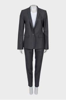 Wool suit of trousers and jacket