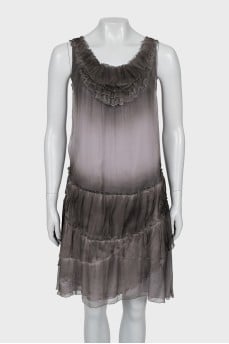 Vintage dress in gray