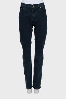 Skinny jeans in dark blue