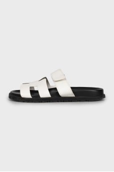 Leather sandals Chypre