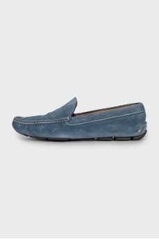 Men's suede moccasins