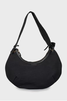 Vintage bag with woven handle