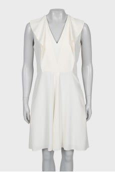 White fitted dress