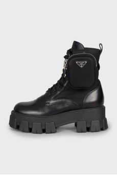 Monolith leather boots