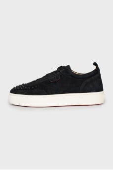 Men's sneakers with metal decor