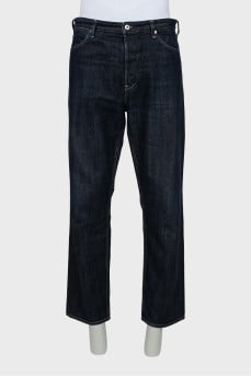 Men's jeans with brand logo