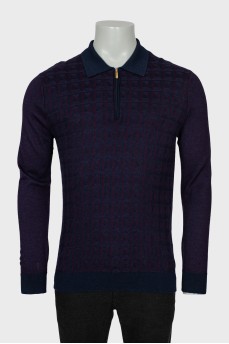 Men's pullover with geometric print