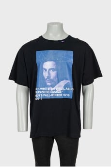 Men's oversized t-shirt in black