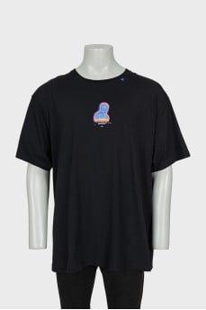 Men's oversize t-shirt with print