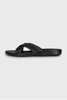 Men's textile slippers