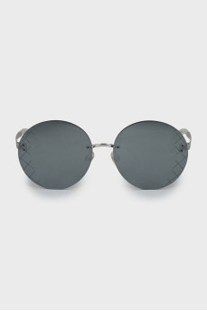 Сонцезахисні окуляри wayfarer з сріблястими дужками