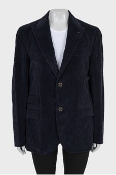 Men's blue corduroy jacket