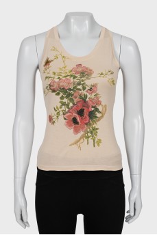 Floral Embroidered T-shirt