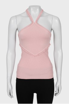 Pink Off Shoulder Top
