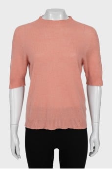 Wool and cashmere t-shirt
