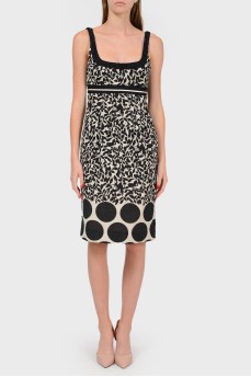 Sarafan dress with high waist