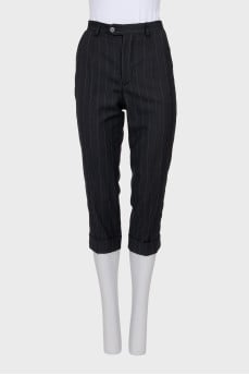 Striped wool breeches