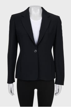 Single-breasted button-down jacket