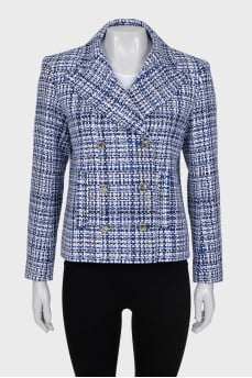 Tweed button down jacket