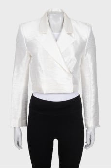 White jacket with buttons